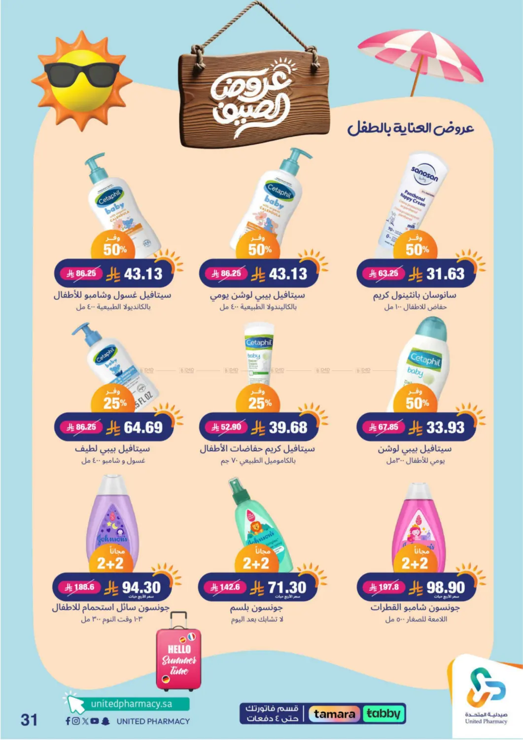 صفحة رقم 32 من summer offers في صيدلية المتحدة