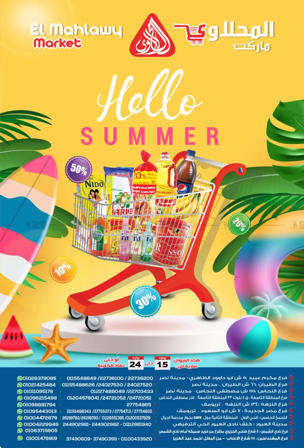 صفحة رقم 1 من Hello Summer في المحلاوي ماركت