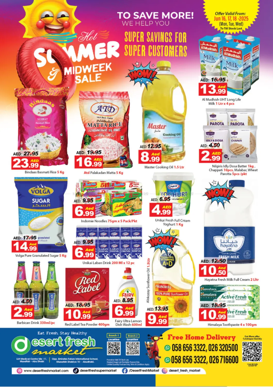صفحة رقم 1 من Summer Midweek Sale في ديزرت فريش ماركت