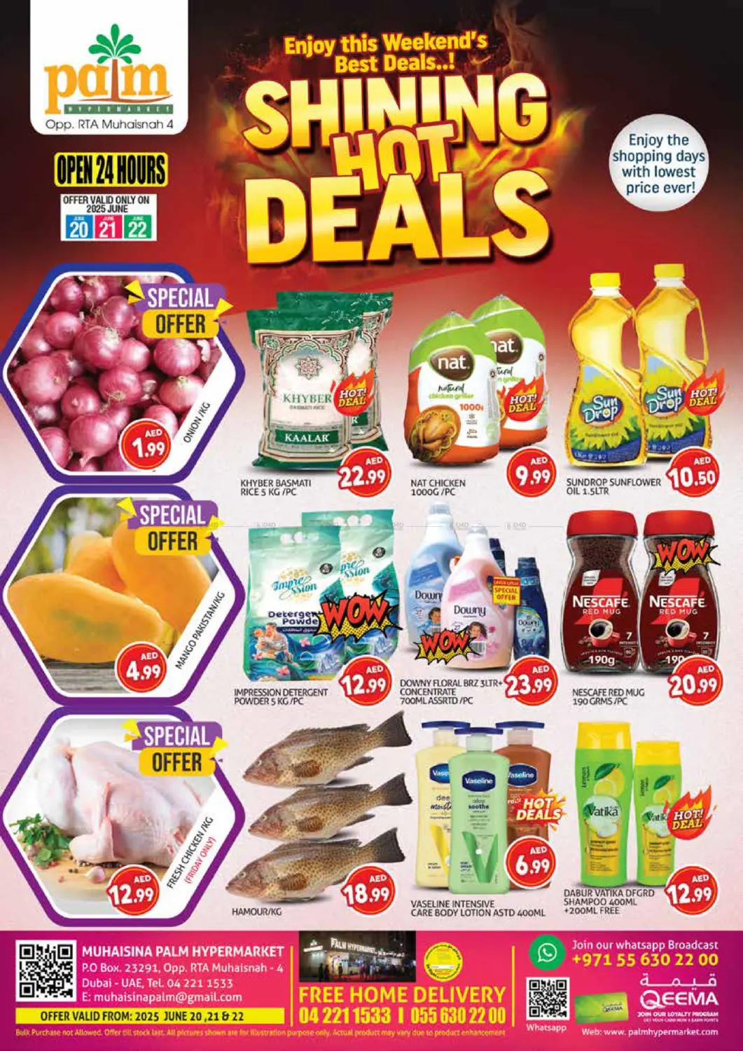 صفحة رقم 1 من Shining Hot Deals في مركز النخيل هايبرماركت