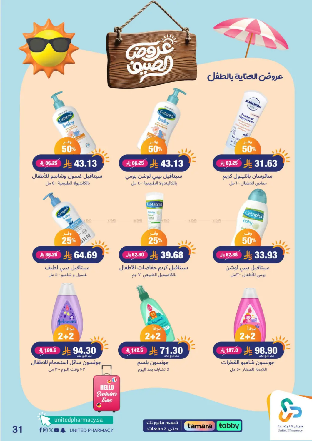 صفحة رقم 32 من معنا صيفك أحلى في صيدلية المتحدة