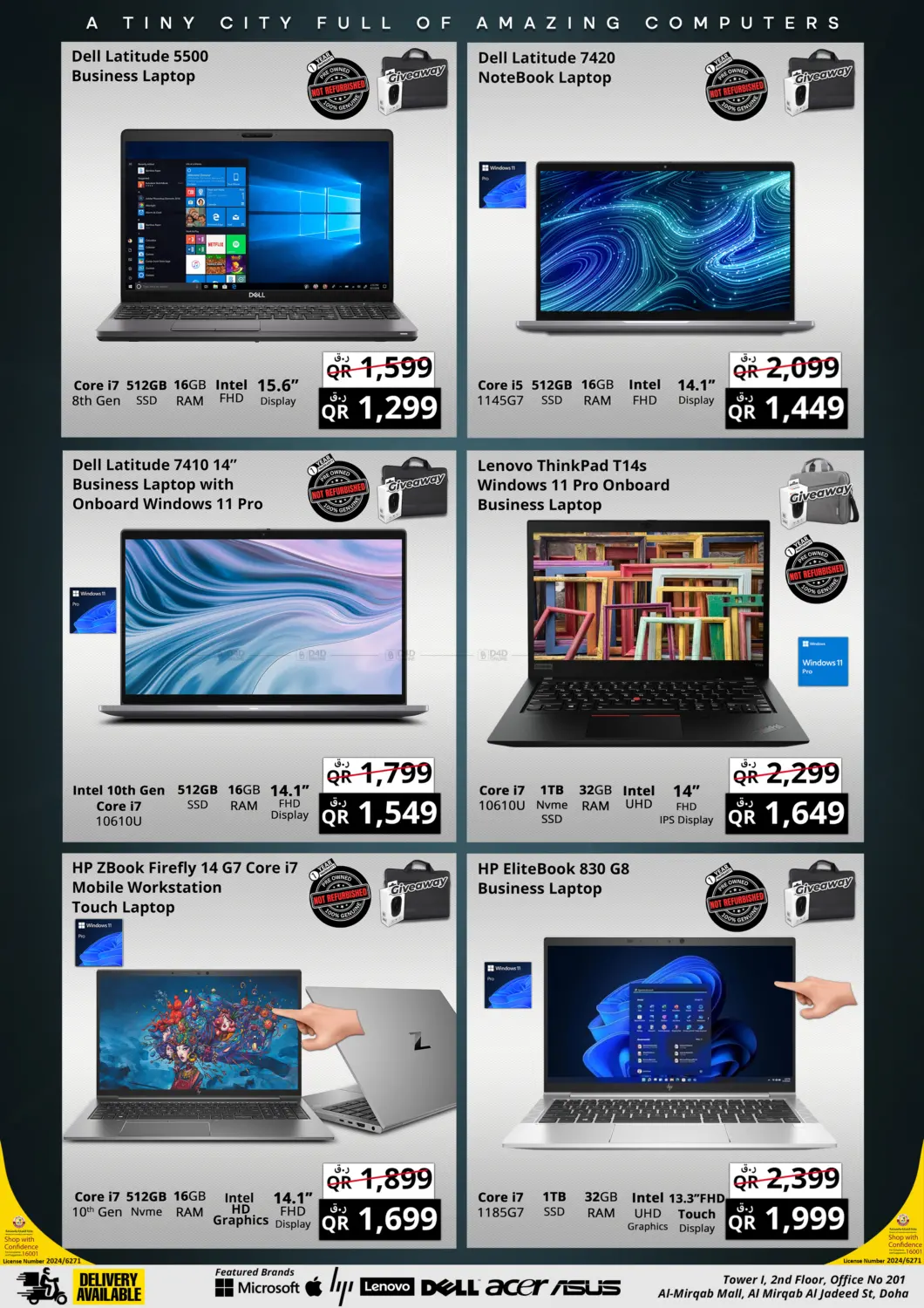 صفحة رقم 5 من Mega Clearance Pre Owned Sale في برستيج كمبيوتر