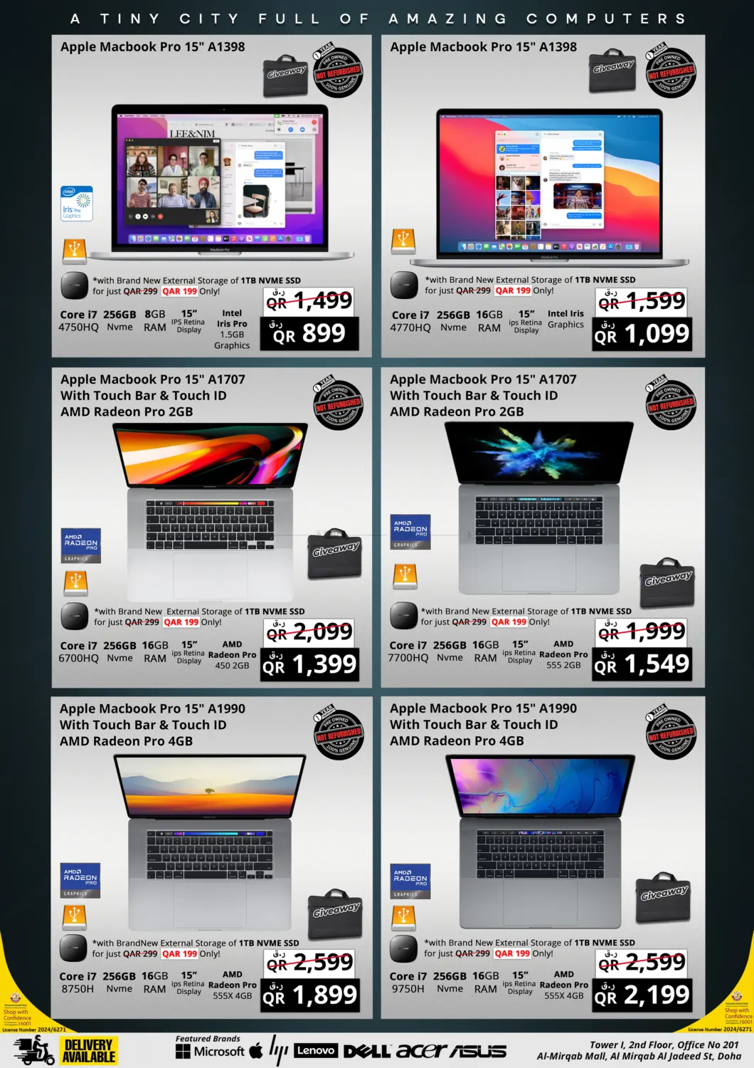 صفحة رقم 3 من Mega Clearance Pre Owned Sale في برستيج كمبيوتر