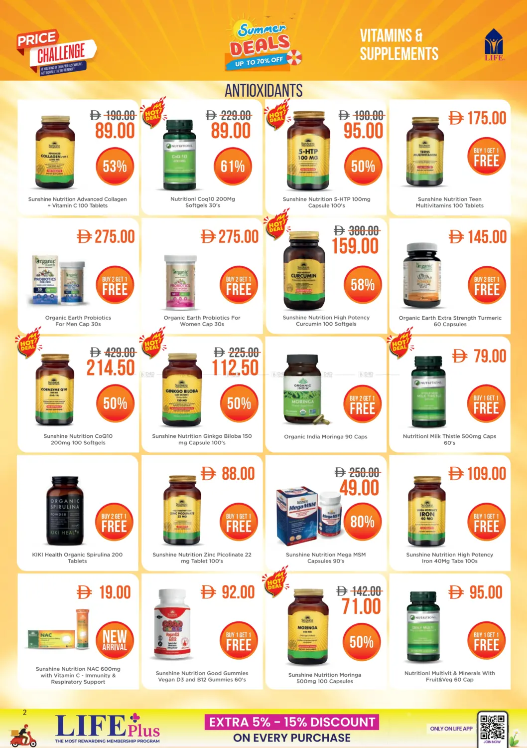 صفحة رقم 2 من Summer Deals Up To 70% Off في صيدلية لايف