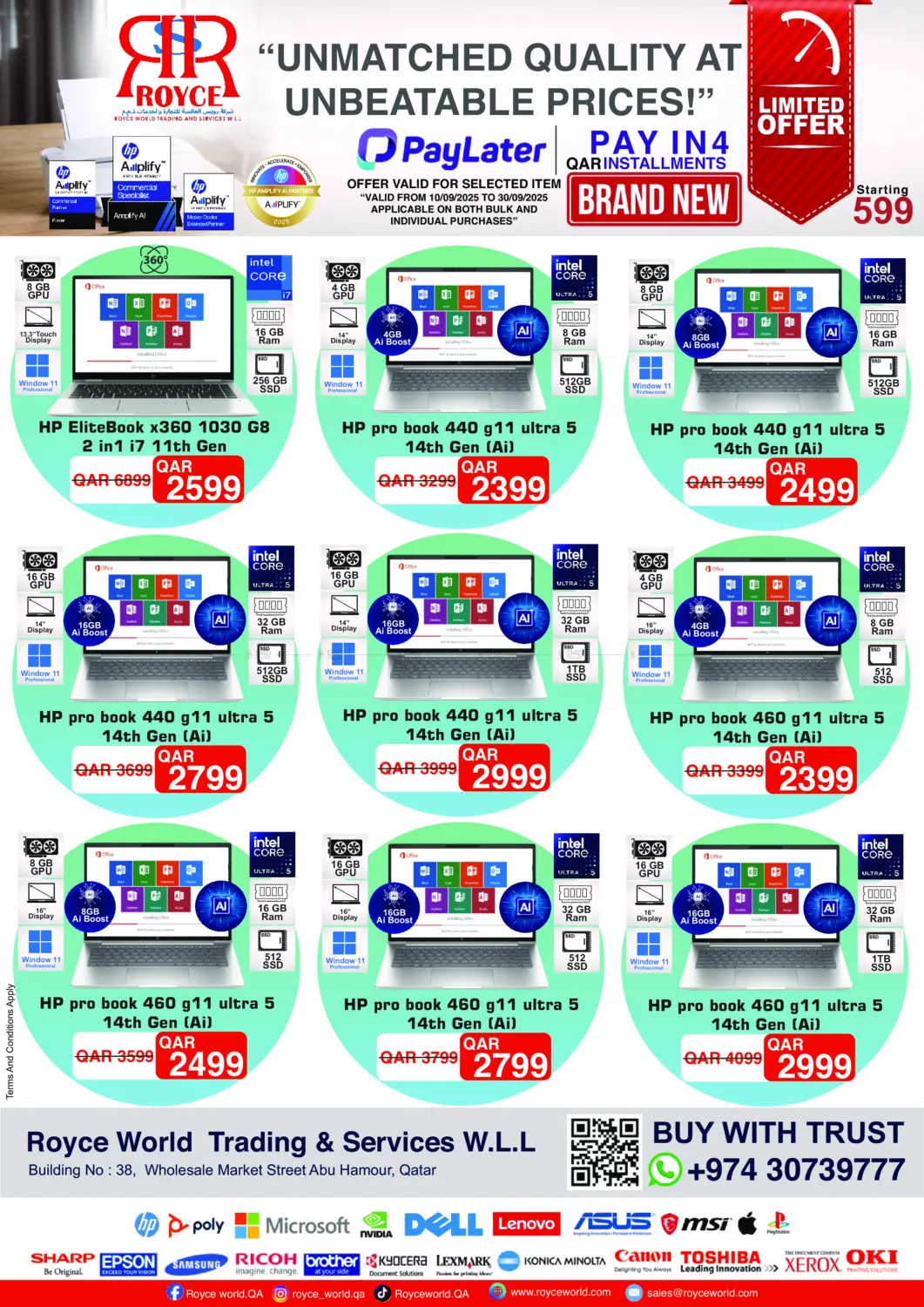 صفحة رقم 2 من Unmatched Quality At Unbeatable Price في رويس العالمية للتجارة والخدمات