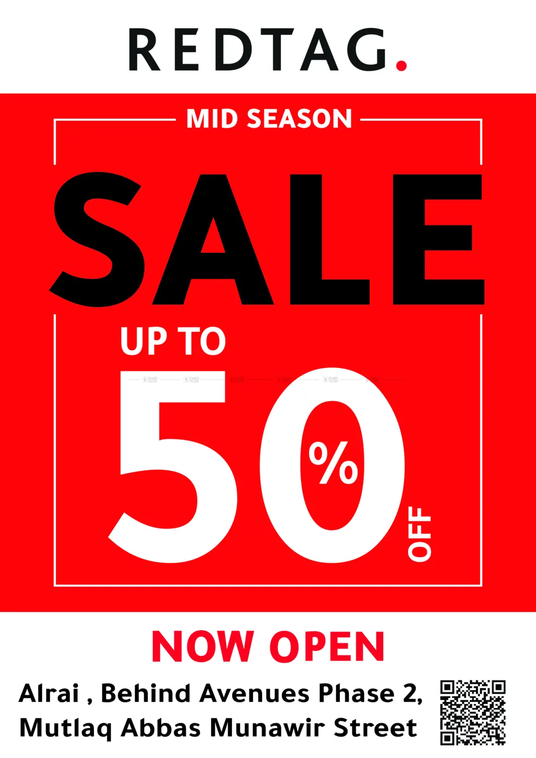 صفحة رقم 1 من Up to 50% Off في Red Tag