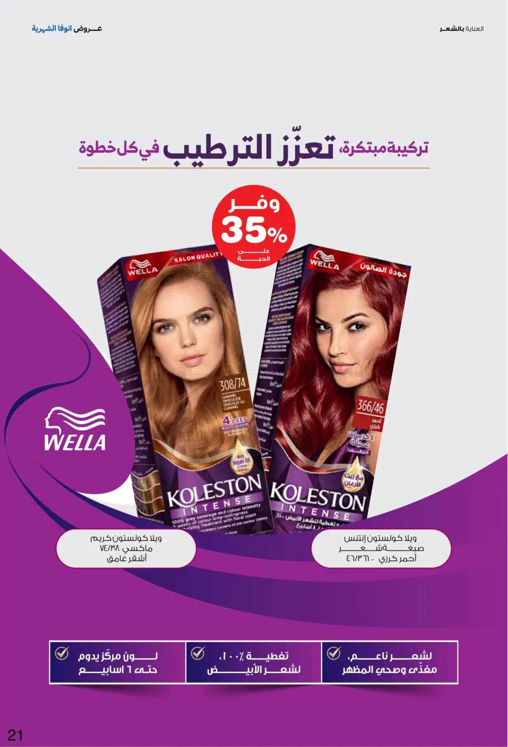 صفحة رقم 21 من Special Offer في صيدليات انوفا