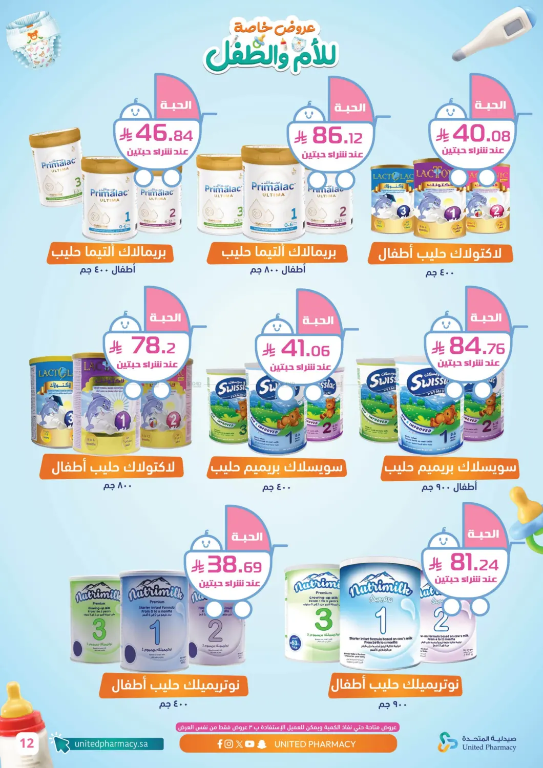 صفحة رقم 13 من عروض خاصة للأم والطفل في صيدلية المتحدة