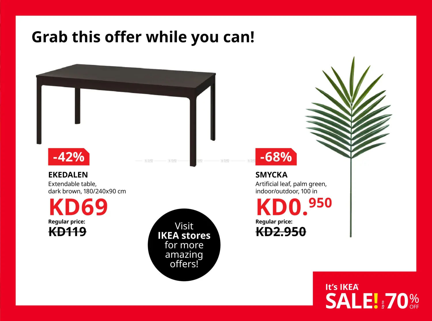 صفحة رقم 9 من It's IKEA Sale! Upto 70% Off في ايكيا