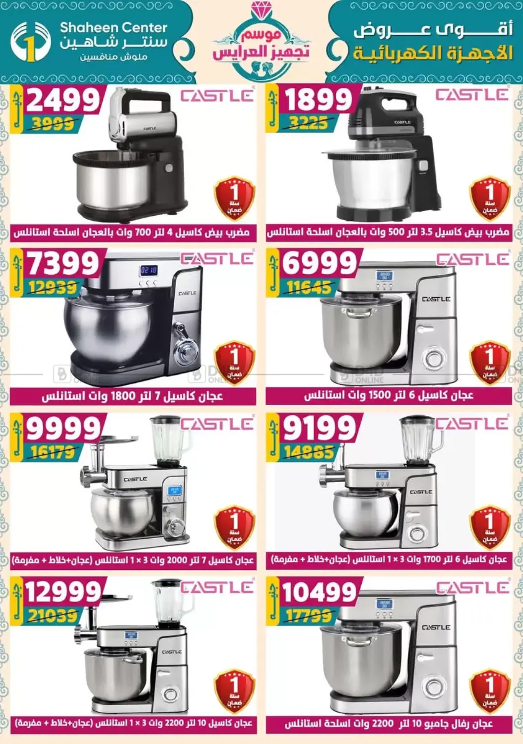 صفحة رقم 117 من أقوى عروض الأدوات المنزلية في سنتر شاهين