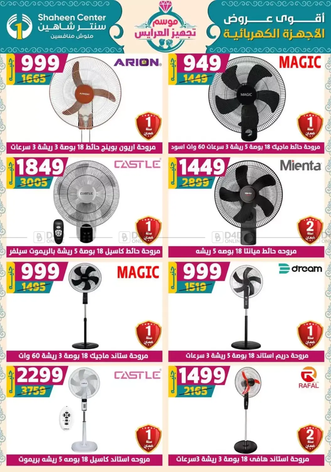 صفحة رقم 142 من أقوى عروض الأدوات المنزلية في سنتر شاهين