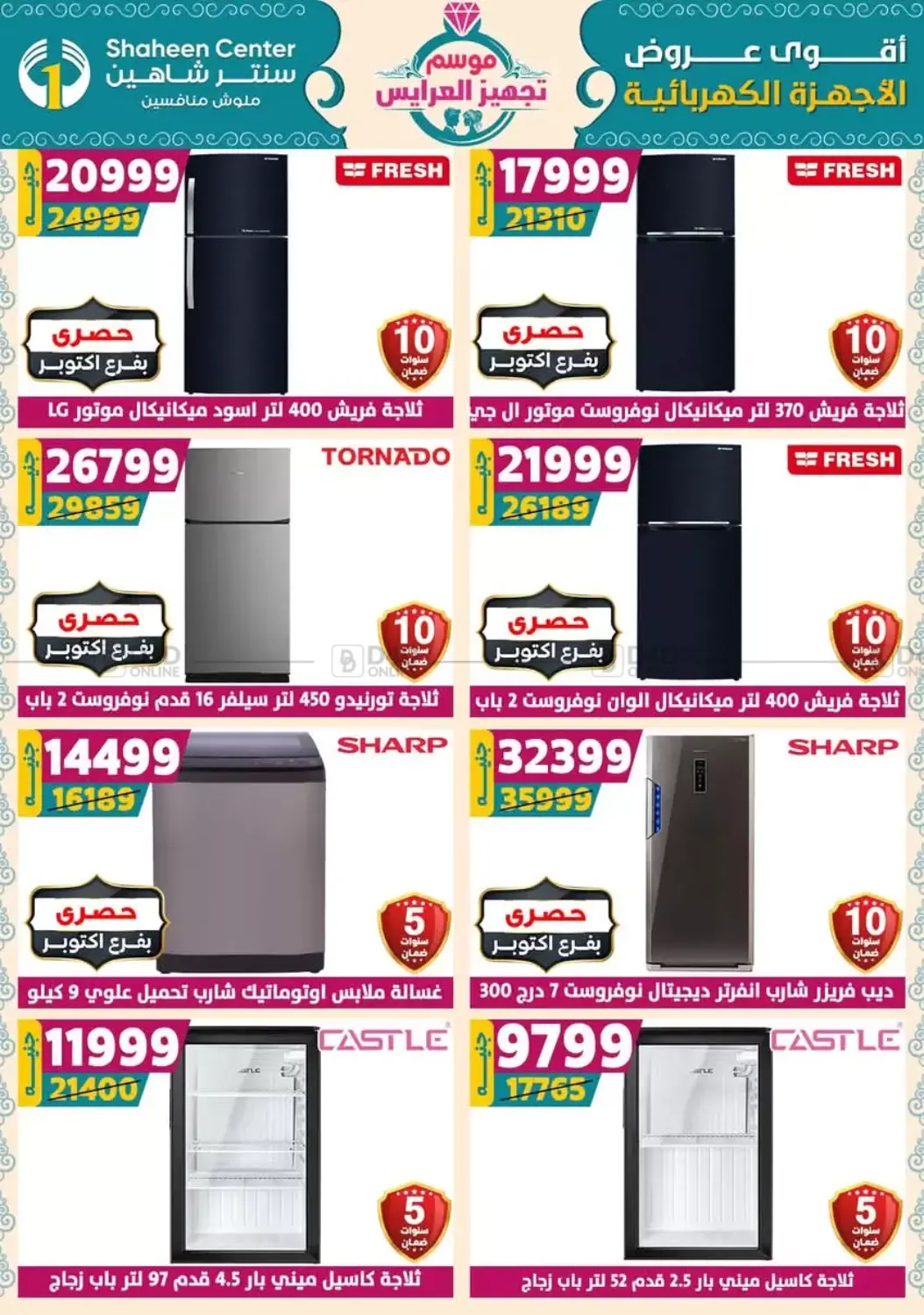 صفحة رقم 149 من أقوى عروض الأدوات المنزلية في سنتر شاهين