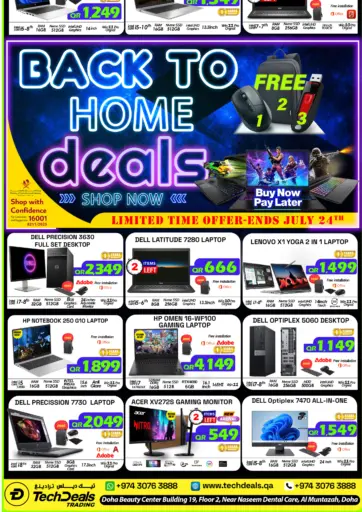 Back To Home Deals من تك ديلس ترادينغ الدوحة قطر