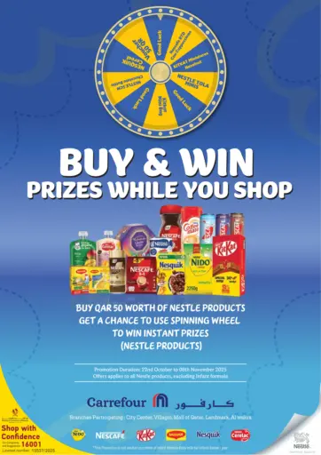 Buy & Win Prizes While You Shop